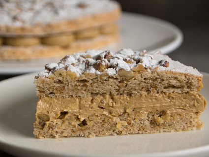 Coffee Walnut Dacquoise
